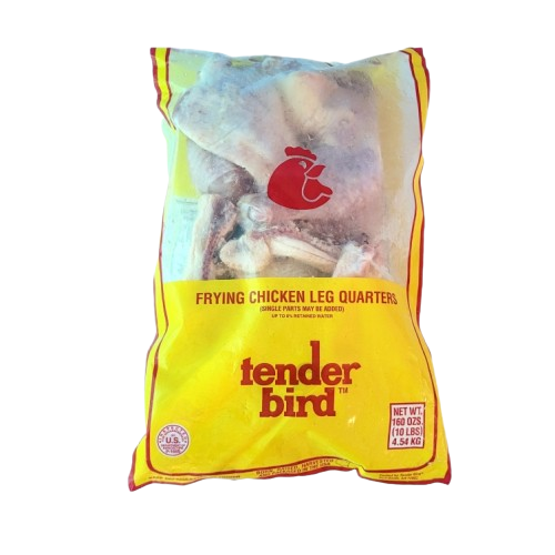 Carne de Pollo/Paquete de cuartos de pollo Tender Bird 4.54Kg/10.0Lb